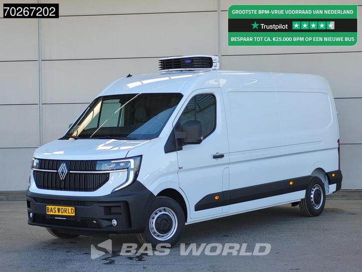 Renault Master 150PK Koelwagen Vriezer -18 Carrier Xarios 20, Auto's, Bestelauto's, Bedrijf, Te koop, Airconditioning, Bluetooth