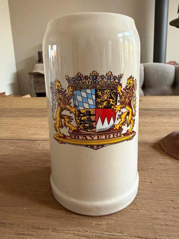 Bayern Bierpul Aardewerk 1 Liter beschikbaar voor biedingen