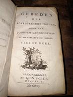 Gebeden der portugeesche joden uit 1793, Antiek en Kunst, Ophalen of Verzenden
