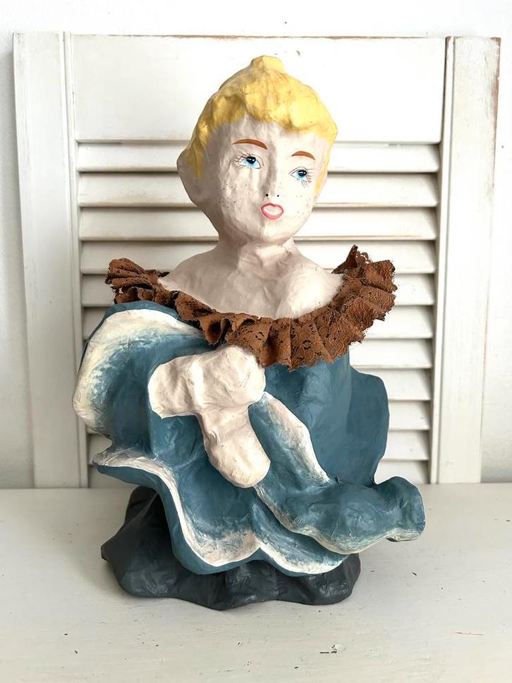 Vintage papier mache Engel kerst, Diversen, Kerst, Ophalen