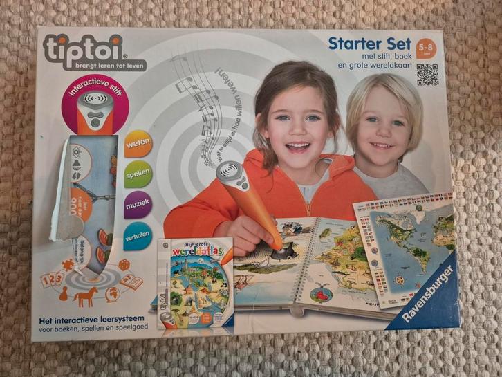 Tiptoi Starter Set Wereldatlas en Muziek uitbreidingsboek, Kinderen en Baby's, Speelgoed | Educatief en Creatief, Zo goed als nieuw