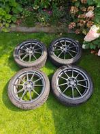 Winterset 5x100 Autec Wizard gunmetal grey, Auto-onderdelen, Banden en Velgen, Ophalen, Gebruikt, Winterbanden, Banden en Velgen