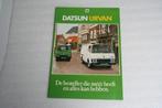 Folder Datsun Urvan (01-1981) (23), Ophalen of Verzenden, Nieuw, Overige merken