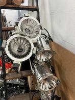 Long spot schijnwerper, Ophalen, Gebruikt, Metaal of Aluminium, Vintage