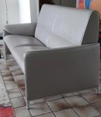 Leolux Felizia 2,5 zits leren bank, grijs., Huis en Inrichting, Banken | Bankstellen, Ophalen, Minder dan 75 cm, 150 tot 200 cm