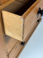 Grenen ladekast Engels 19e eeuw antiek, Huis en Inrichting, Zo goed als nieuw, 3 of 4 laden, Minder dan 100 cm, 25 tot 50 cm