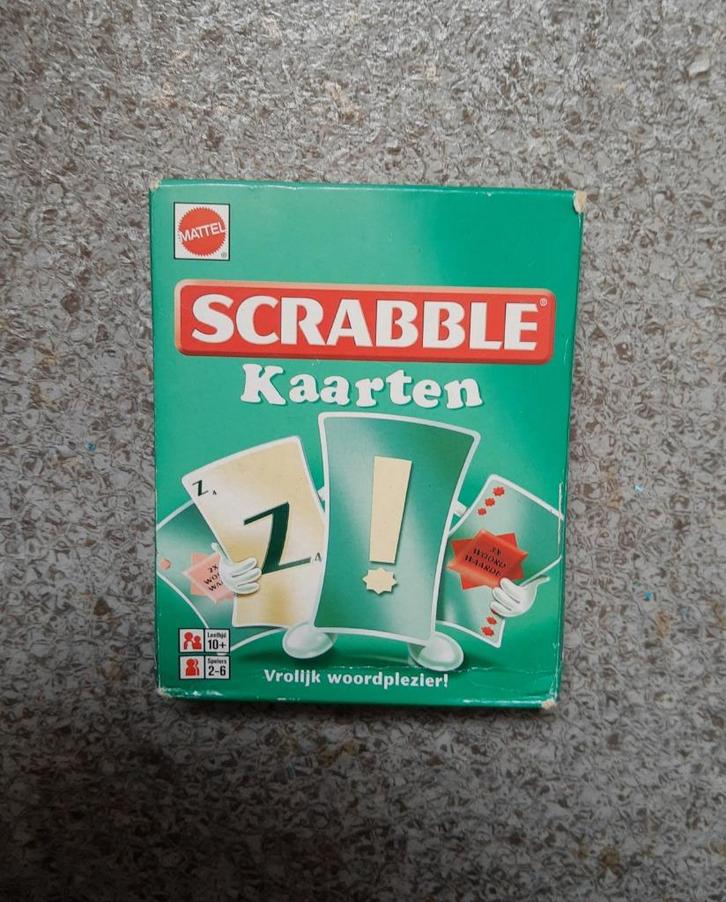 Scrabble kaartspel, Hobby en Vrije tijd, Gezelschapsspellen | Kaartspellen, Nieuw, Een of twee spelers, Drie of vier spelers, Vijf spelers of meer