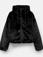 Imitatiebont jasje zwart maat M, Ophalen of Verzenden, Zo goed als nieuw, Zwart