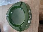 Grote groene melamine asbak Carlsberg, Ophalen of Verzenden, Zo goed als nieuw