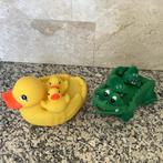 Bad Eend en Bad Krokodil met kleintjes., Kinderen en Baby's, Speelgoed | Badspeelgoed, Ophalen of Verzenden, Gebruikt