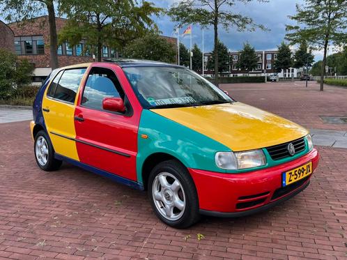 Volkswagen Polo Harlekijn 1.4 AEX 1996 6N leuk en uniek!, Auto's, Volkswagen, Particulier, ABS, Airbags, Electronic Stability Program (ESP)