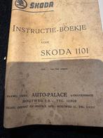 Skoda Instructie-boekje voor Skoda 1101, Ophalen