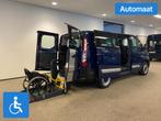 Ford Transit Custom L1H1 Rolstoelbus Automaat, Auto's, Bestelauto's, Automaat, 12 maanden, Zwart, 4 cilinders