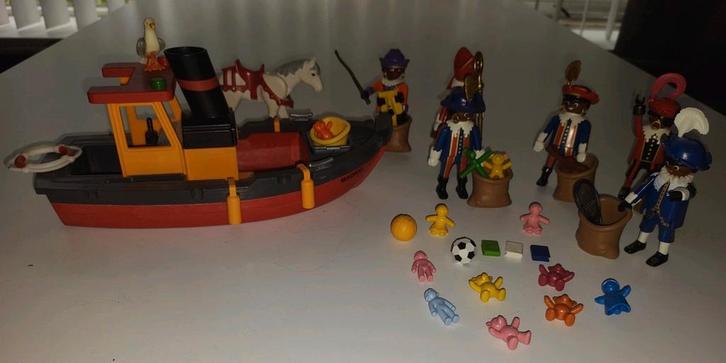 Sinterklaas met de Stoomboot, 5 pieten en divers speelgoed, Kinderen en Baby's, Speelgoed | Playmobil, Ophalen of Verzenden