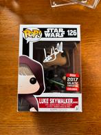 Gesigneerde Luke Skywalker Funko Pop Star Wars, Ophalen of Verzenden, Zo goed als nieuw