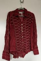 Elisa Cavaletti Prachtige blouse in warmrood maat M, Kleding | Dames, Ophalen of Verzenden, Zo goed als nieuw