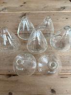 Dutz Tuimelvaasjes - Mondgeblazen Glas, Verzenden, Wit, Minder dan 50 cm, Glas