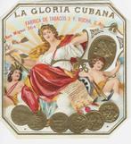 etiket X - 1644   sigarenbandjes, Verzamelen, Ophalen of Verzenden, Nieuw, Sigarenbandjes