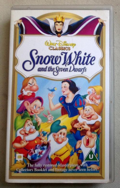 VHS Walt Disney Snow White and the Seven Dwarfs (1937), Cd's en Dvd's, VHS | Kinderen en Jeugd, Gebruikt, Tekenfilms en Animatie