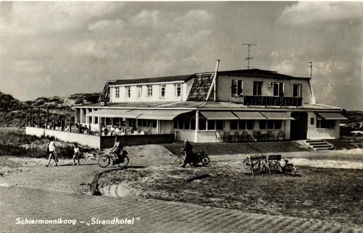 Schiermonnikoog - Strandhotel - ongelopen, Verzamelen, Ansichtkaarten | Nederland, Ongelopen, Noord-Brabant, Voor 1920, Ophalen of Verzenden