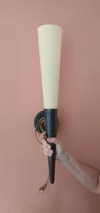 Vintage Fakkel Wandlamp, Ophalen, Gebruikt, Glas, Vintage