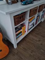 Ikea 'Hemnes'dressoir (wit) woonkamer  + mandjes inclusief, Ophalen