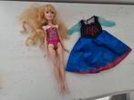 Barbie pop met prinsessenjurk bijna gratis, Ophalen of Verzenden, Zo goed als nieuw, Barbie