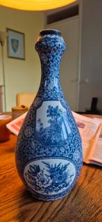 Blauw Vaas met Delfts Blauw Motief, Antiek en Kunst, Ophalen