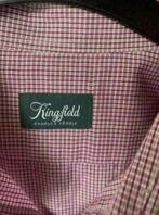 Geruit rood herenhemd overhemd; 45; Kingfield Charles Vogele, Kleding | Heren, Overhemden, Ophalen of Verzenden, Nieuw, Rood, Overige halswijdtes