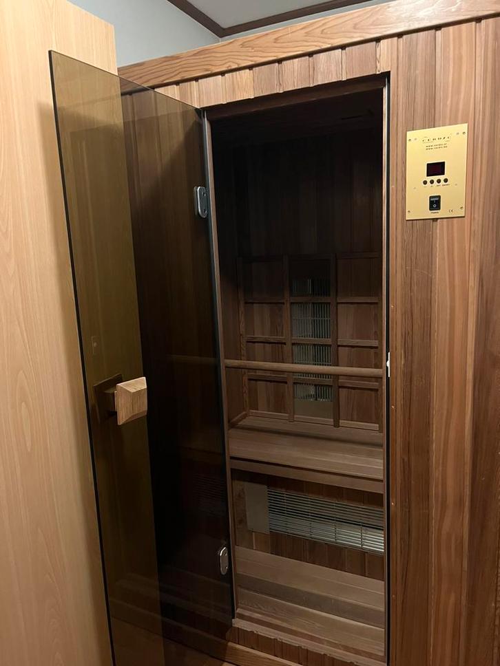 Infrarood sauna – Cerdic Cis-II – goed werkend!, Sport en Fitness, Sauna, Gebruikt, Complete sauna, Infrarood, Ophalen