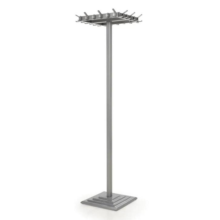 kapstok vrijstaand met 24 haken, grijs, Huis en Inrichting, Woonaccessoires | Kapstokken, Nieuw, Staande kapstok, 150 tot 200 cm