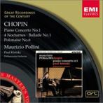 CHOPIN Piano concerto no. 1 CD POLLINI KLETZKI EMI ART, Cd's en Dvd's, Cd's | Klassiek, Ophalen of Verzenden, Romantiek, Gebruikt