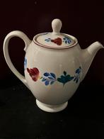 Boerenbont grote porseleinen koffiepot, Ophalen of Verzenden