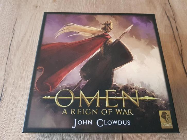 Omen - A Reign of War, Hobby en Vrije tijd, Gezelschapsspellen | Bordspellen, Gebruikt, Een of twee spelers, Ophalen of Verzenden