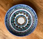 DOK, De Olde Kruyk, kleurig antiek bord, 25 cm., Antiek en Kunst, Ophalen of Verzenden