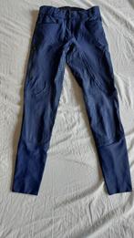Marineblauwe Fouganza kinder paardrijbroek Full grip, Dieren en Toebehoren, Paardrijkleding, Gebruikt, Kinderen, Ophalen of Verzenden
