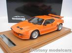 De Tomaso Pantera GT5 1982 Oranje 1/18 Tecnomodel, Hobby en Vrije tijd, Modelauto's | 1:18, Ophalen of Verzenden, Nieuw, Auto