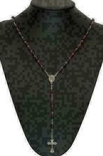 Rozenkrans bruin, nieuw., Sieraden, Tassen en Uiterlijk, Kettingen, Ophalen of Verzenden, Nieuw, Wit