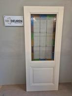 Fantastische Glas in lood deur (83x201,5) Stomp Ongebruikt, Ophalen, Binnendeur, Nieuw, Glas