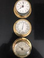 Klok, barometer en temperatuurmeter, Ophalen of Verzenden, Gebruikt