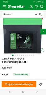 Agradi power B250 schrikdraadapparaat, Dieren en Toebehoren