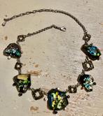 Vintage costume Jewelry bedels ketting strass rhinestones, Ophalen of Verzenden, Zo goed als nieuw, Overige materialen, Verstelbaar