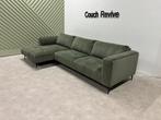 GRATIS LEVERING Z.G.A.N groene hoekbank 315x160 Gereinigd, Huis en Inrichting, Ophalen of Verzenden, Zo goed als nieuw, 150 cm of meer