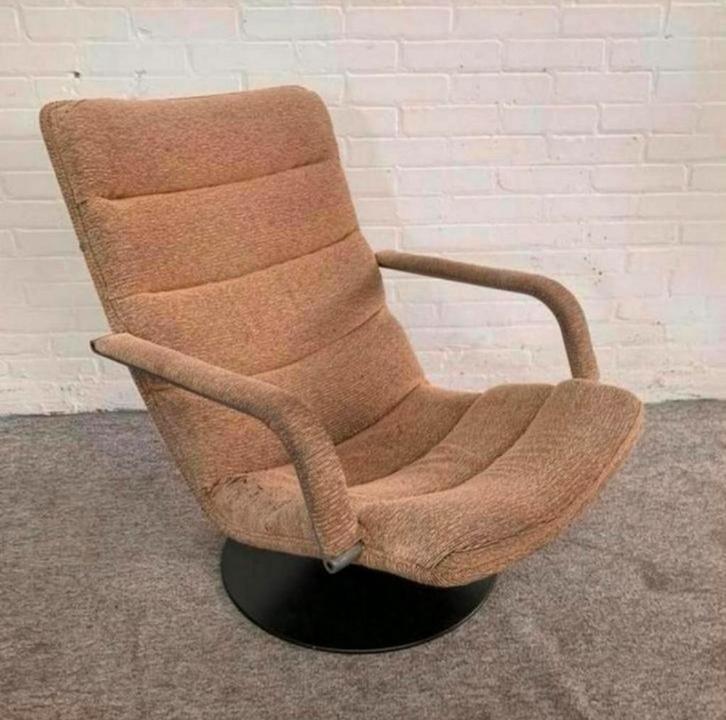 Fauteuil F141 F142 Artifort Geoffrey Harcourt jaren 60., Huis en Inrichting, Fauteuils, Ophalen of Verzenden