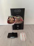 Hot Toys Star Wars Mandalorian Grogu QS18 in doos zgan, Verzamelen, Actiefiguurtje, Zo goed als nieuw, Verzenden