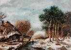 Winterlandschap naar Schelfhout, Ophalen
