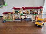Playmobil school 4324 + gymzaal 4325 + schoolbus 9419, Ophalen, Gebruikt, Complete set