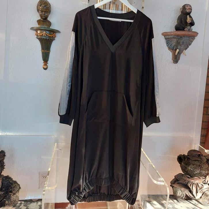 Jurk/Tuniek van het merk Mat Fashion.  Maat M.(46/48), Kleding | Dames, Grote Maten, Zo goed als nieuw, Jurk, Zwart, Verzenden