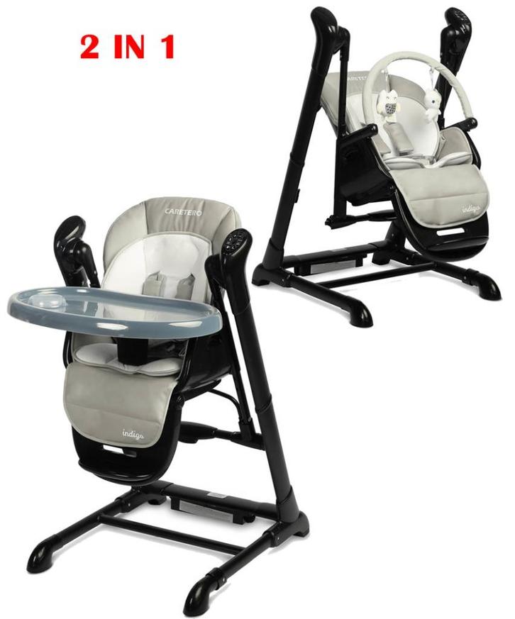 Indigo 2 in 1 kinderstoel/ voedingsstoel met schommel, Kinderen en Baby's, Kinderstoelen, Nieuw, Overige typen, Aanschuifbaar