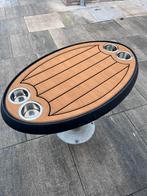 Zwaardvis tafelpoot met zo goed als nieuw tafeltje, Ophalen, Zo goed als nieuw